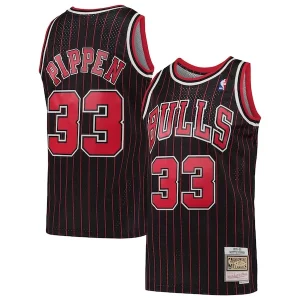 Raffinato Prestigioso Scottie Pippen Chicago Bulls Hardwood Classics Swingman Jersey Black