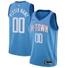 Raffinato Robusto Accattivante Houston Rockets Nike 2020/21 Swingman Custom Jersey Blue City Edition
