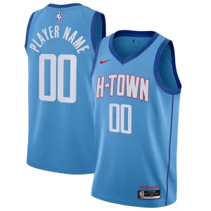 Raffinato Robusto Accattivante Houston Rockets Nike 2020/21 Swingman Custom Jersey Blue City Edition