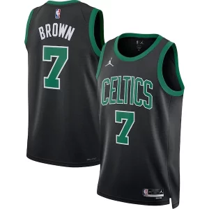 Raffinato Trendy Attraente Jaylen Brown Boston Celtics Jordan Brand Unisex Swingman Jersey Statement Edition Black