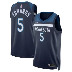 Resistente Classico Anthony Edwards Minnesota Timberwolves Nike Unisex Swingman Replica Jersey Icon Edition Navy