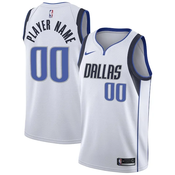 Resistente Dallas Mavericks Nike Custom Swingman Jersey White Association Edition