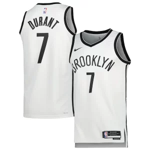 Resistente Fantastico Elegante Kevin Durant Brooklyn Nets Nike Unisex Swingman Jersey Association Edition White/Black