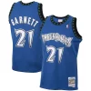 Attraente Kevin Garnett Minnesota Timberwolves 2001/02 Hardwood Classics Swingman Jersey Blue