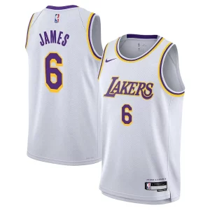 Comodo LeBron James Los Angeles Lakers Nike Youth Performance Swingman Jersey Association Edition White