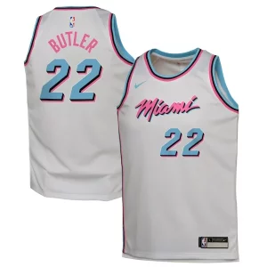 Resistente Magnifico Jimmy Butler Miami Heat Nike Youth 2024/25 Swingman Player Jersey City Edition White