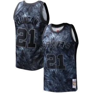 Resistente Robusto Elegante Tim Duncan San Antonio Spurs Hardwood Classics 1998/99 Tie Dye Swingman Jersey Black