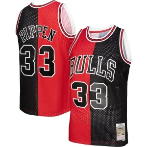 Resistente Scottie Pippen Chicago Bulls Big & Tall Hardwood Classics 1997/98 Split Swingman Jersey Red/Black
