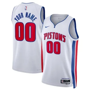 Resistente Sofisticato Detroit Pistons Nike Unisex Swingman Custom Jersey White Association Edition
