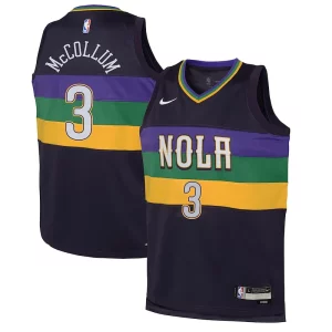 Robusto CJ McCollum New Orleans Pelicans Nike Youth Swingman Jersey City Edition Purple