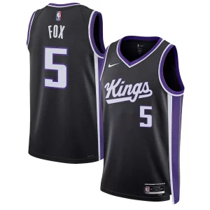 Cool Lussuoso Versatile De'Aaron Fox Sacramento Kings Nike Unisex Swingman Jersey Association Edition Black