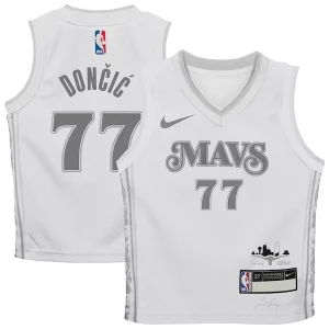 Robusto Duraturo Luka Dončić Dallas Mavericks Nike Preschool 2024/25 Swingman Player Jersey City Edition White