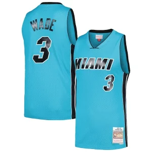 Robusto Dwyane Wade Miami Heat Hardwood Classics 2005/06 Tropical Swingman Jersey Blue