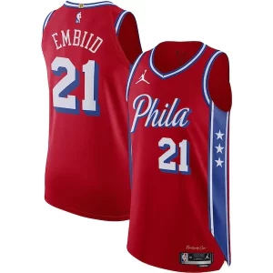Robusto Joel Embiid Philadelphia 76ers Jordan Brand Authentic Player Jersey Statement Edition Red