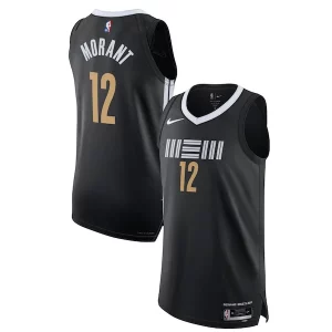 Robusto Nike Ja Morant Memphis Grizzlies Authentic Jersey City Edition Black