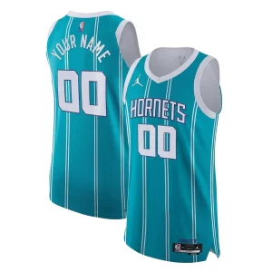 Robusto Ottimo Charlotte Hornets Nike 2021/22 Diamond Swingman Authentic Custom Jersey Icon Edition Teal