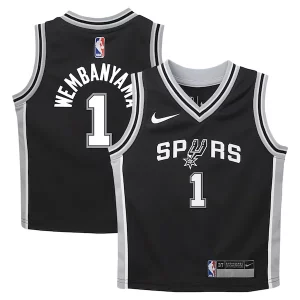 Fascinante Prestigioso Incantevole Victor Wembanyama San Antonio Spurs Nike Toddler Swingman Player Jersey Icon Edition Black