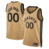 Robusto Toronto Raptors Nike Unisex 2023/24 Custom Swingman Jersey Gold City Edition