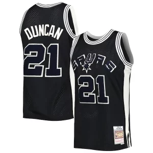 Robusto Trendy Gorgeous Tim Duncan San Antonio Spurs 1998/99 Hardwood Classics Off Court Swingman Jersey Black