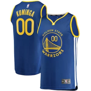 Robusto Trendy Incantevole Jonathan Kuminga Golden State Warriors 2021 NBA Draft First Round Pick Fast Break Replica Jersey Royal Icon Edition