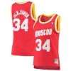 Sofisticato Accattivante Cool Hakeem Olajuwon Houston Rockets Women's 1993/94 Hardwood Classics Swingman Jersey Red/Navy