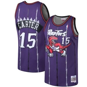 Sofisticato Attraente Fantastico Vince Carter Toronto Raptors 1998/99 Hardwood Classics Swingman Jersey Purple/White