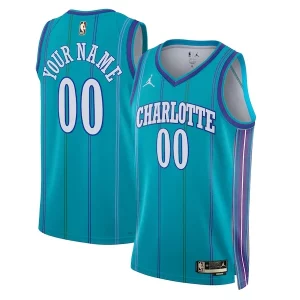 Sofisticato Charlotte Hornets Jordan Brand Unisex 2023/24 Custom Swingman Jersey Classic Edition Teal