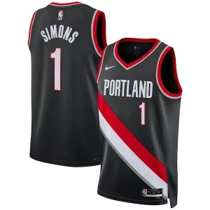 Sofisticato Cool Anfernee Simons Portland Trail Blazers Nike Unisex Swingman Jersey Icon Edition Black