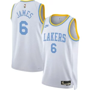 Sofisticato Delizioso LeBron James Los Angeles Lakers Nike Swingman Jersey Classic Edition White