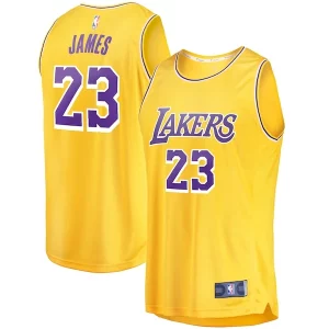Sofisticato Fantastico Raffinato LeBron James Los Angeles Lakers Youth Fast Break Player Jersey Icon Edition Gold