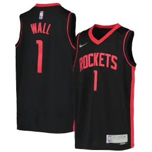 Sofisticato Lussuoso John Wall Houston Rockets Nike Youth 2020/21 Swingman Player Jersey Earned Edition Black