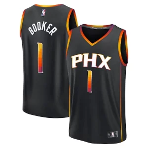 Sofisticato Magnifico Delizioso Devin Booker Phoenix Suns Fast Break Replica Player Jersey Statement Edition Black