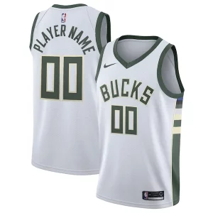 Sofisticato Milwaukee Bucks Nike 2020/21 Swingman Custom Jersey Association Edition White