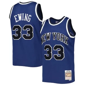 Sofisticato Patrick Ewing New York Knicks 1997/98 Hardwood Classics Off Court Swingman Jersey Blue