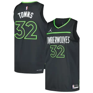 Sofisticato Pratico Karl Anthony Towns Minnesota Timberwolves Jordan Brand Authentic Player Jersey Statement Edition Anthracite