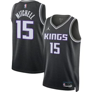 Sofisticato Splendido Davion Mitchell Sacramento Kings Jordan Brand Unisex Swingman Jersey Statement Edition Black