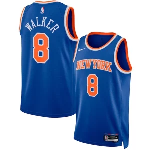 Sofisticato Splendido Elegante Kemba Walker New York Knicks Nike Unisex Swingman Jersey Icon Edition Blue
