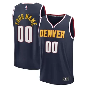 Sofisticato Splendido Magnifico Denver Nuggets Fast Break Custom Jersey Icon Edition Navy/Blue
