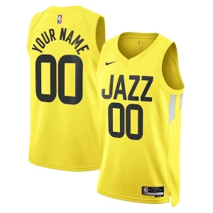 Sofisticato Stupendo Splendido Utah Jazz Nike Unisex Swingman Custom Jersey Gold Icon Edition