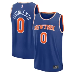 Sofisticato Trendy Donte DiVincenzo New York Knicks Fast Break Replica Player Jersey Icon Edition Royal