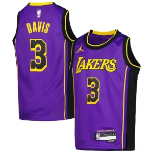 Splendido Comodo Anthony Davis Los Angeles Lakers Jordan Brand Youth Swingman Jersey Statement Edition Purple