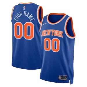 Splendido Cool Moderno New York Knicks Nike Unisex Swingman Custom Jersey Blue Icon Edition