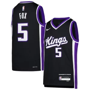 Splendido De'Aaron Fox Sacramento Kings Nike Youth Swingman Jersey Icon Edition Purple