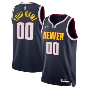 Splendido Denver Nuggets Nike Unisex Swingman Custom Jersey Navy Icon Edition