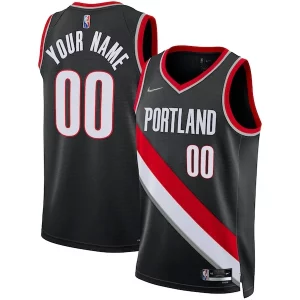 Splendido Duraturo Classico Portland Trail Blazers Nike 2021/22 Diamond Swingman Custom Jersey Icon Edition Black