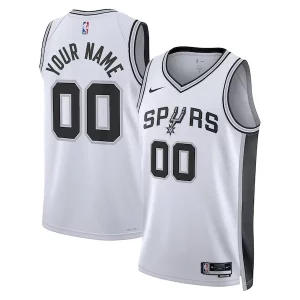 Splendido Eccezionale Attraente San Antonio Spurs Nike Unisex Swingman Custom Jersey White Association Edition