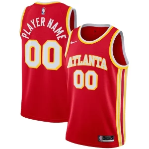 Classico Atlanta Hawks Nike 2020/21 Swingman Custom Jersey Icon Edition Red
