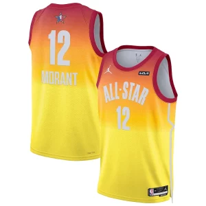 Splendido Ja Morant Jordan Brand 2023 NBA All Star Game Swingman Jersey Orange