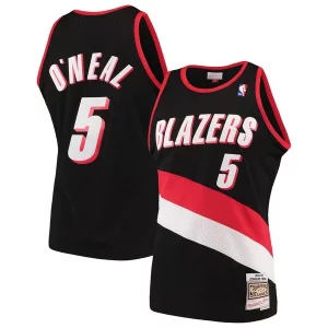 Splendido Jermaine O'Neal Portland Trail Blazers 1999/00 Hardwood Classics Swingman Jersey Black