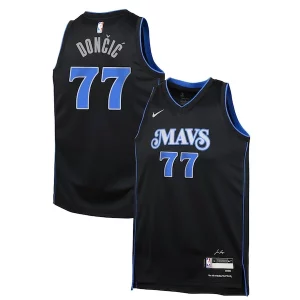 Splendido Luka Dončić Dallas Mavericks Nike Youth Swingman Replica Jersey City Edition Black